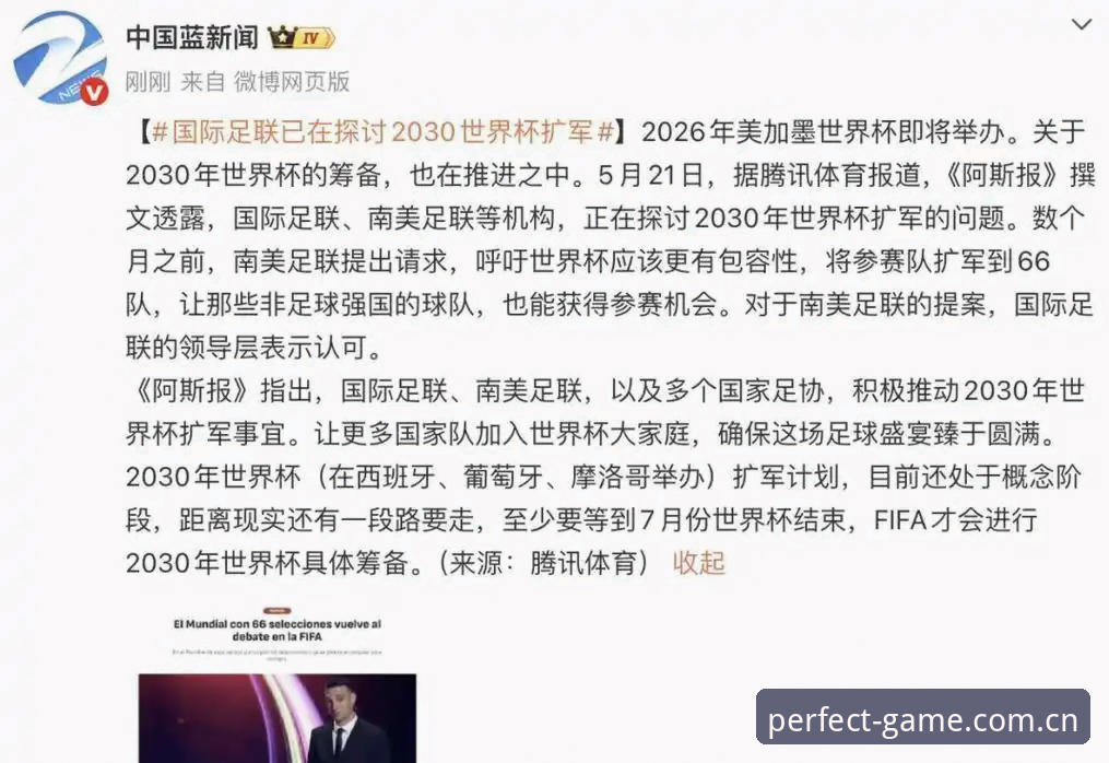 世界杯扩军至66队完整指南：2030年足球盛宴与完美体育平台体验攻略